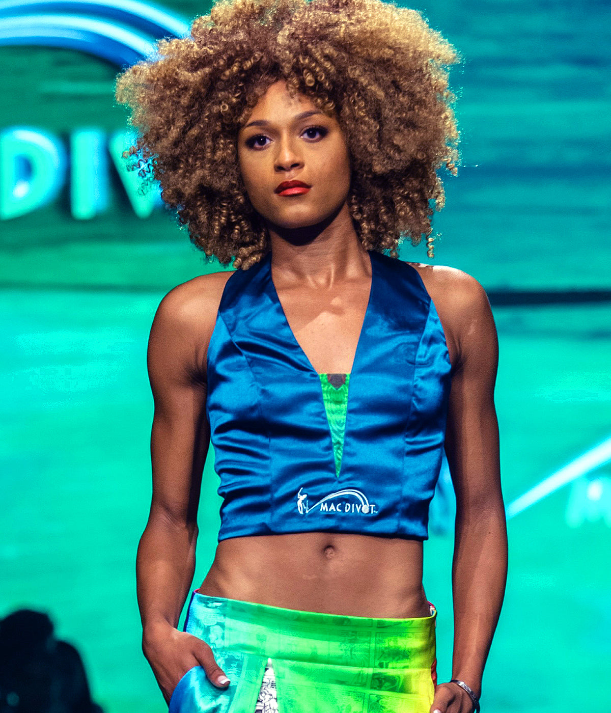 Sateen Halter Top