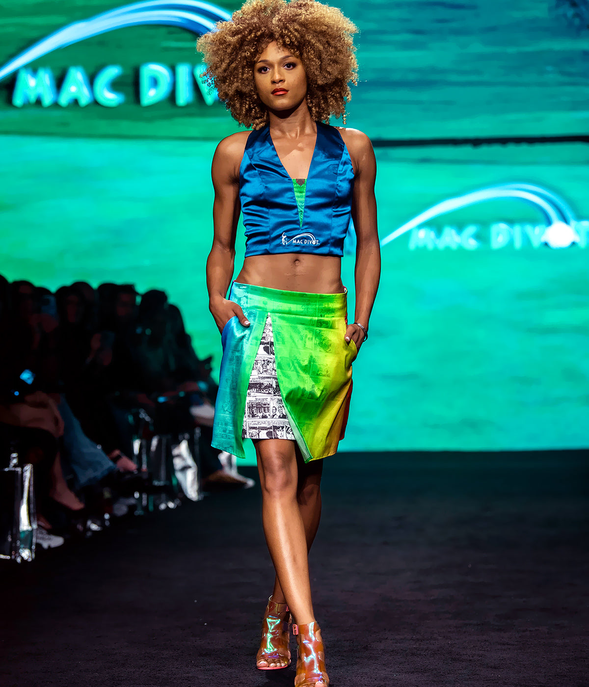 Green Golf Skort