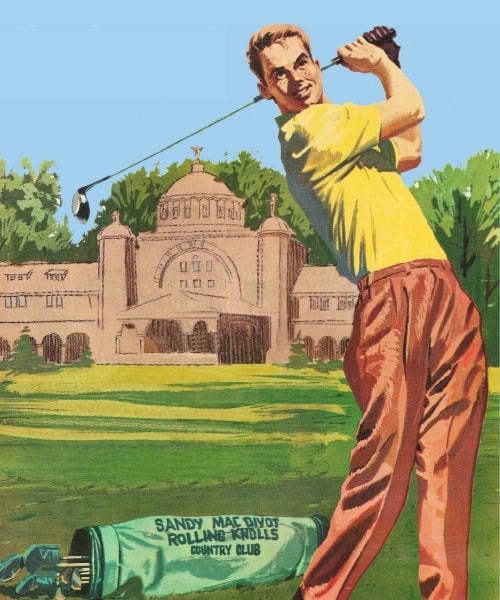 Vintage golf lifestyle