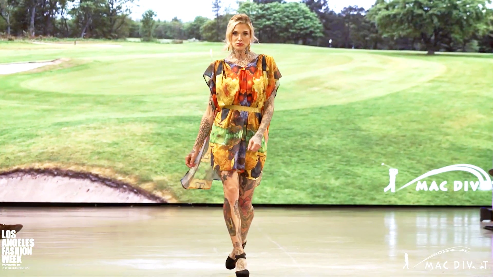 Load video: Mac Divot Los Angeles Fashion Week October 2024